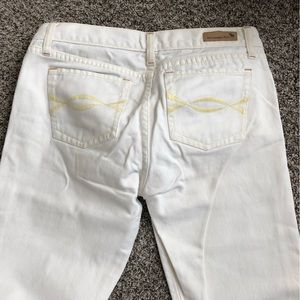 Vintage Y2K Abercrombie & Fitch White ankle jeans